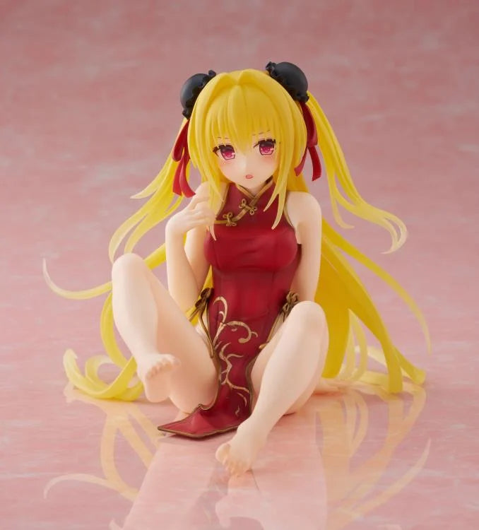 To Love-Ru Darkness Desktop Cute Golden Darkness (Chinese Dress Ver.) Figure
