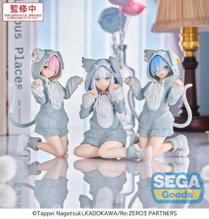 Re Zero Starting Life in Another World Yumemirize Emilia (Mofumofu Pack) Figure