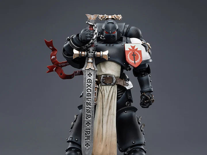Warhammer 40K Black Templars The Emperor's Champion Rolantus 1/18 Scale Action Figure