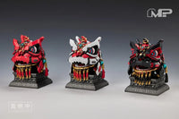Lion Dance Assembly Model Classic of Mountains and Seas Guan Gong Red Lion Model Kit