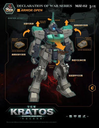 Declaration of War MJZ-02 Shadow War Zone (Deluxe Ver.) 1/100 Scale Action Figure