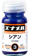 Gaia Enamel Color GE003 Cyan 10ML