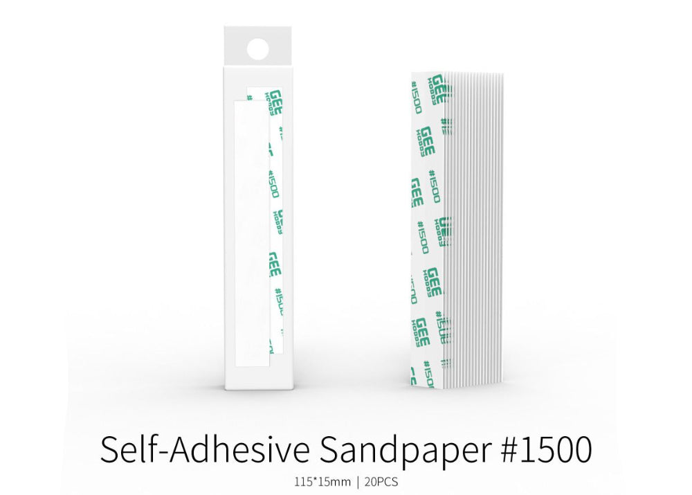 GEE Hobby GH-SP-1500 Self-Adhesive Sandpaper #1500