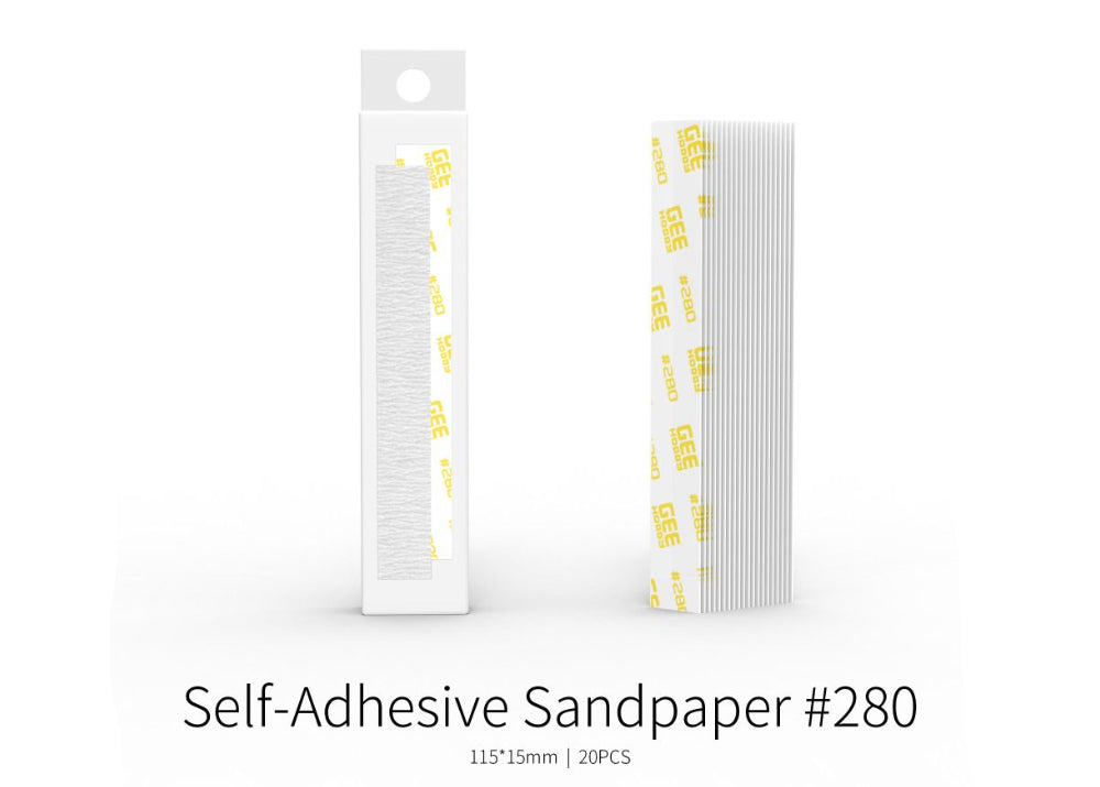 GEE Hobby GH-SP-280 Self-Adhesive Sandpaper #280