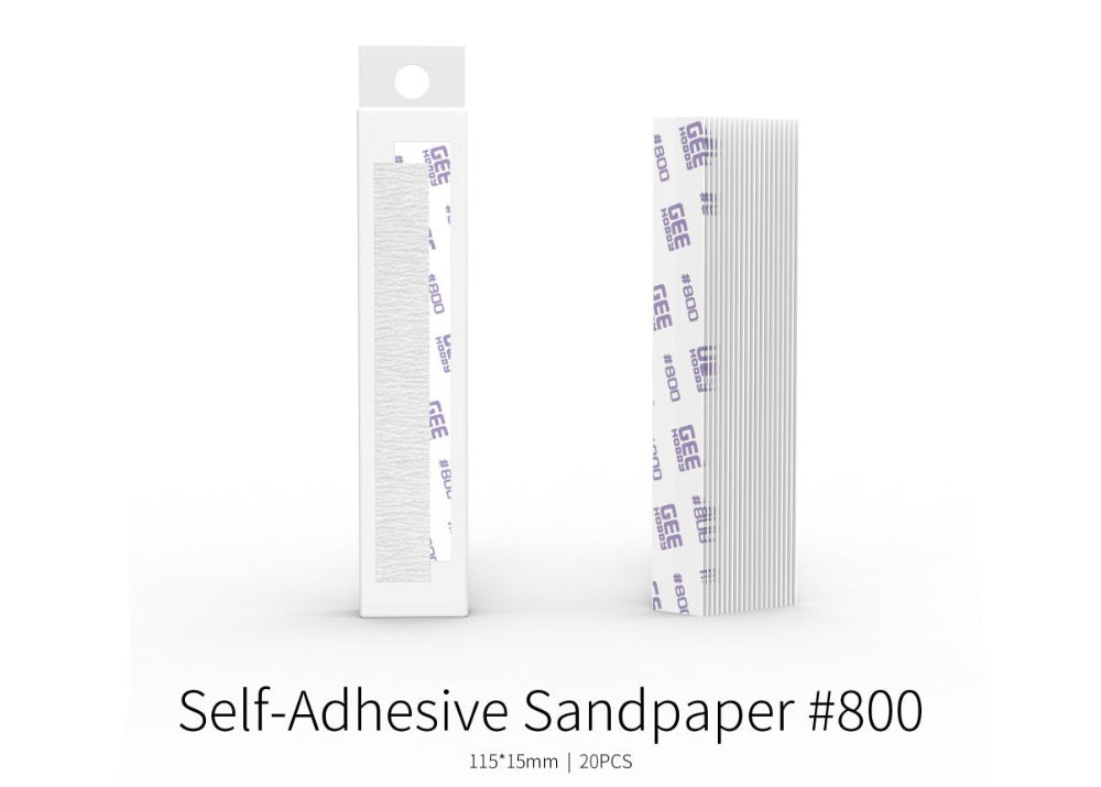 GEE Hobby GH-SP-800 Self-Adhesive Sandpaper #800
