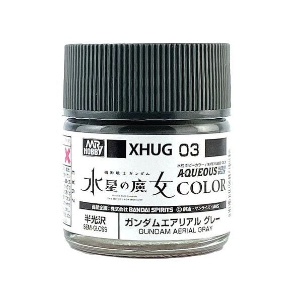 XHUG03 Aqueous Gundam Color Gundam AERIAL Gray (10ml)