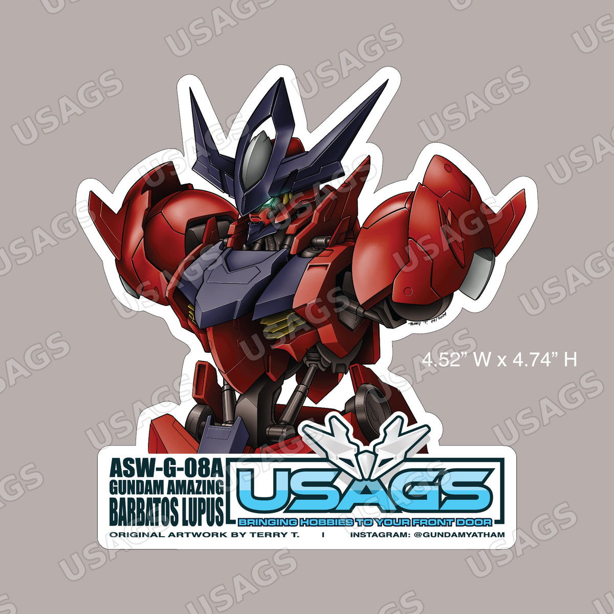 Gundam Amazing Barbatos Lupus Sticker