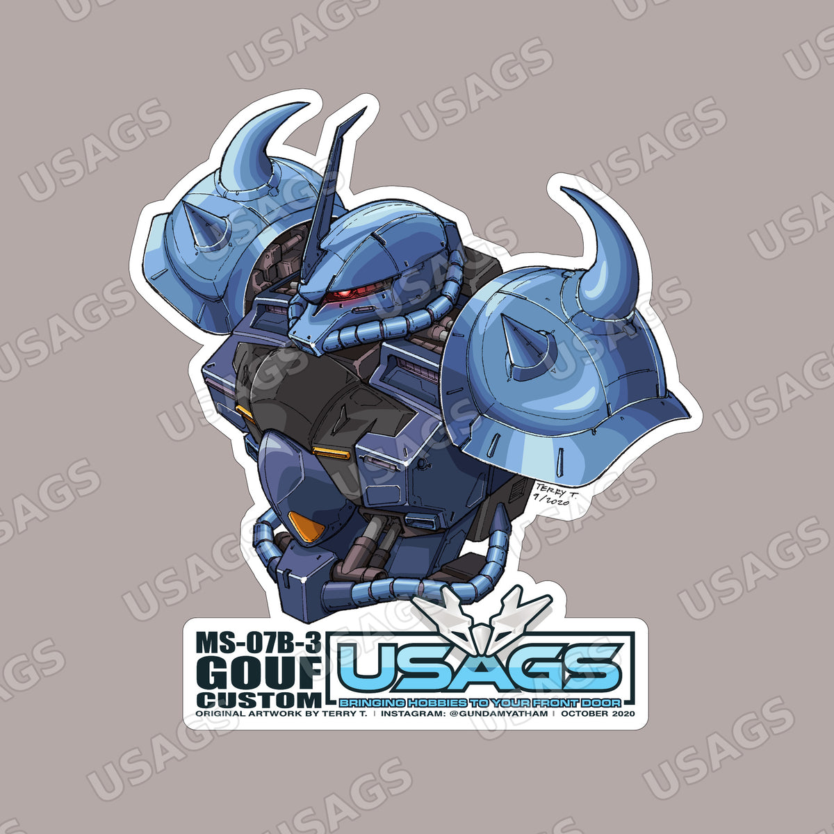 Gundam Gouf Sticker