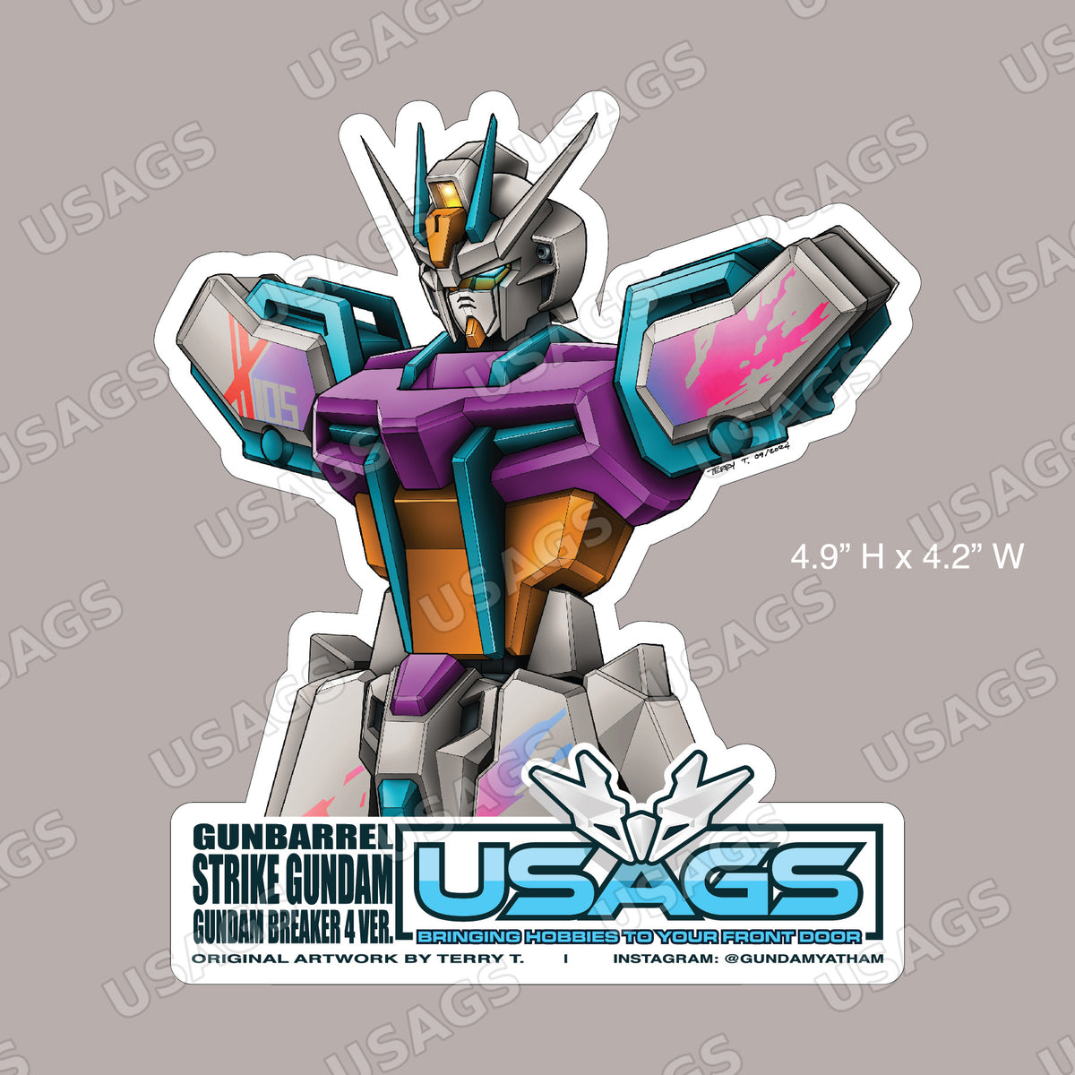 Gundam Gunbarrel Strike Sticker