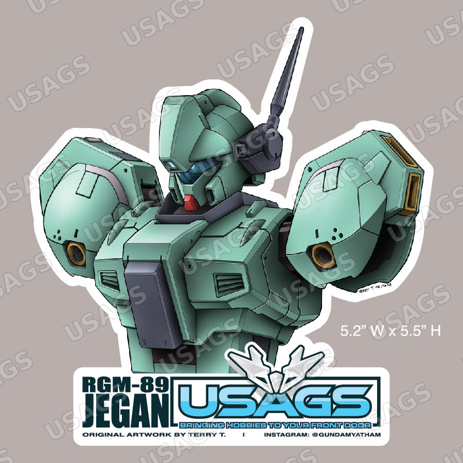 Gundam Jegan Sticker