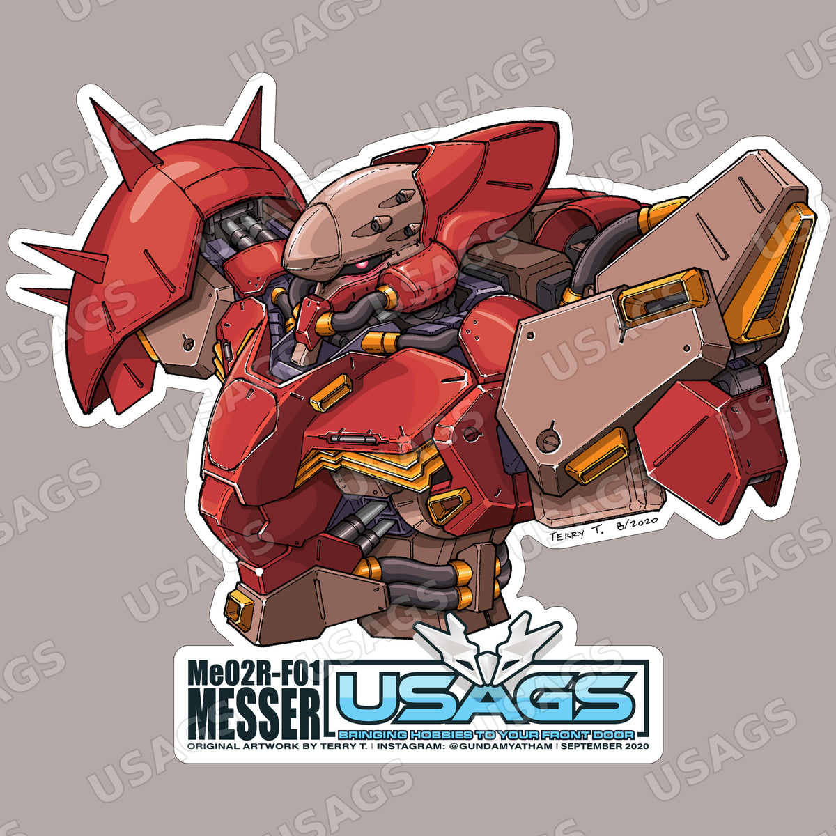 Gundam Messer Sticker
