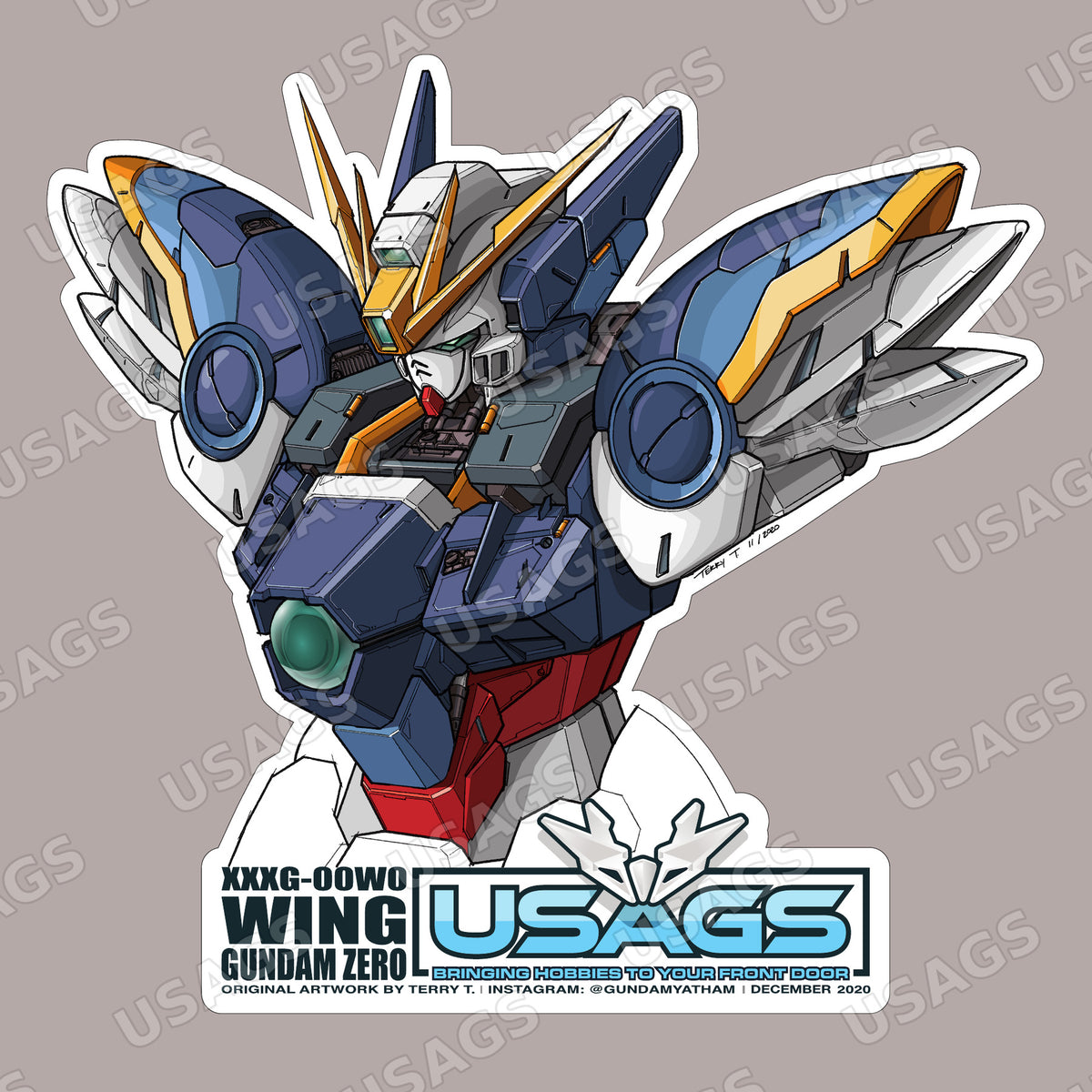 Gundam Wing Zero Sticker