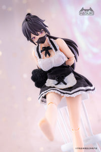 Hasuki 1/12 CS010A Movable Figure Maid Outfit (Black)