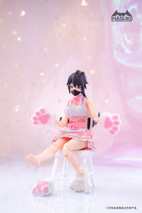 Hasuki 1/12 CS010C Movable Figure Maid Outfit (Pink)
