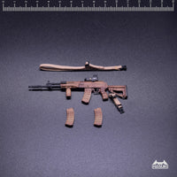 Hasuki WM-03A Assult Rifle Set (Coyote Brown) 1/12 Scale Accessory