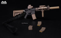 Hasuki WM-04A Assault Rifle Set Black Gold Action Figure Complete Model Option Part 1/12 Scale Accessory