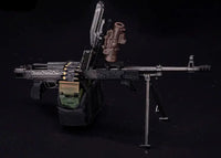 Hasuki WM-05A Regular Machine Gun Set Metal Black Action Figure Option Part 1/12 Scale Accessory