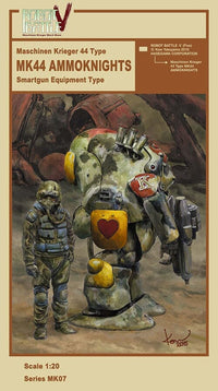 Robot Battle V (Five) Maschinen Krieger Ma.K. 44 Type Mk44 Ammoknights (Smartgun Equipment Type) MK07 1/20 Scale Model Kit