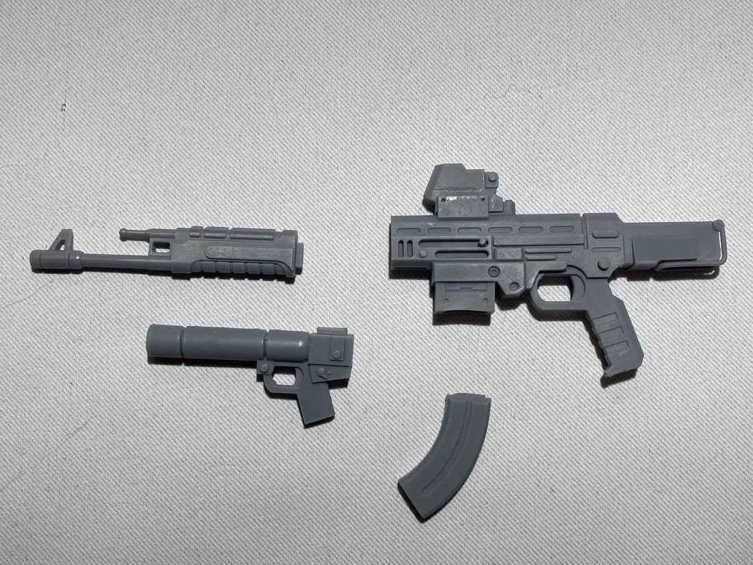 Project V Hobby Geara Zulu Beam Machine Gun 1/100 Resin Weapon Kit ...