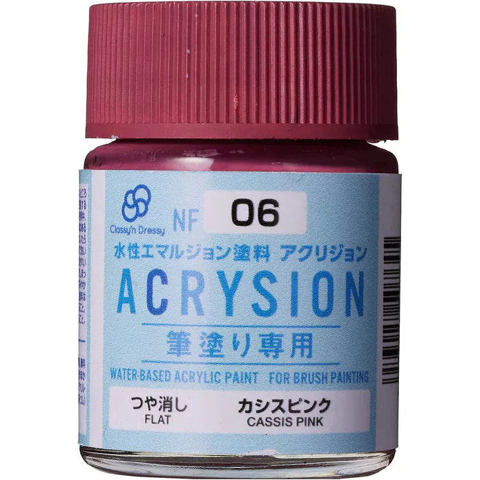 NF06 Classy'N Dressy Acrysion (Brush Painting) Cassic Pink 18ml