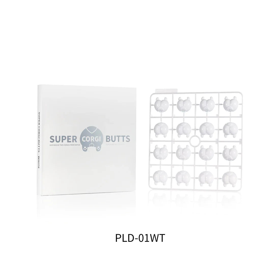 DSPIAE PLD-01WT Super Corgi Butt Color Testing Piece - White