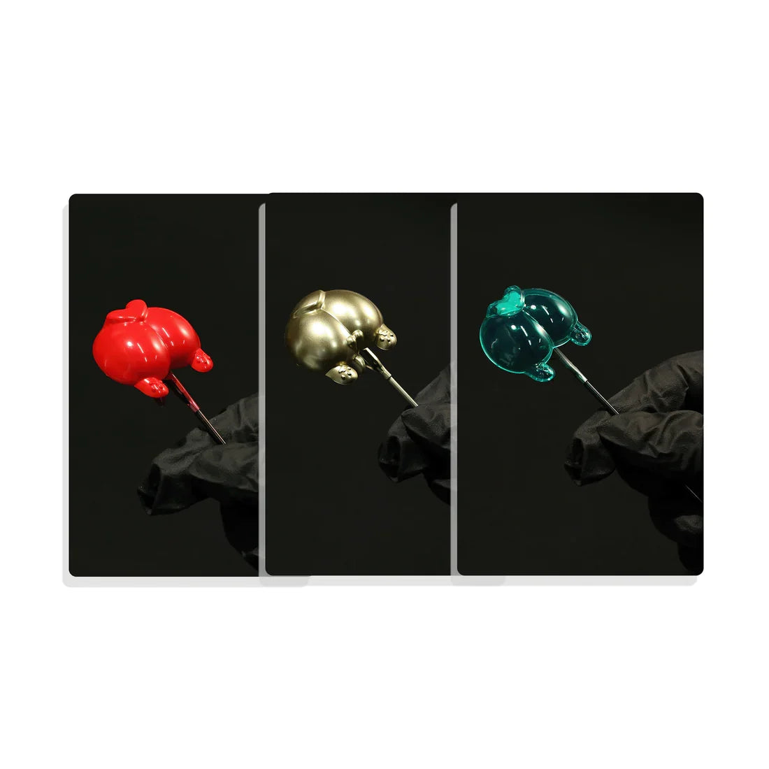 DSPIAE PLD-01BK Super Corgi Butt Color Testing Piece - Black