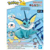 Pokemon Vaporeon 27 Quick Model Kit