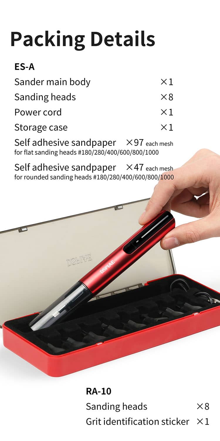 DSPIAE ES-A Electric Reciprocating Sanding Pen