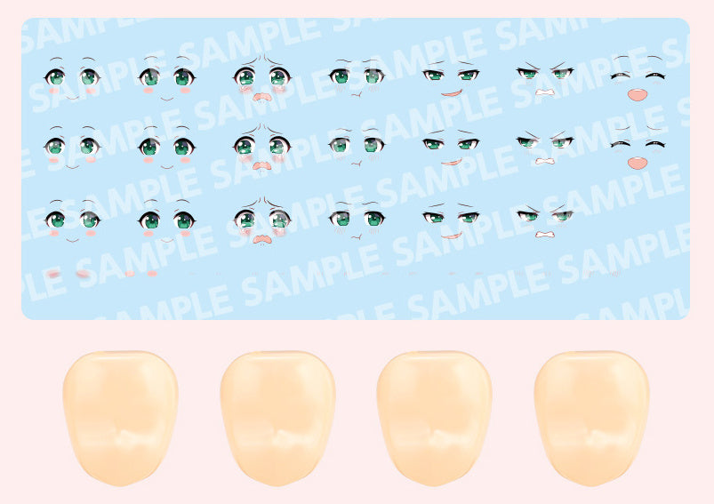 Sousai Shoujo Teien Vol. 4 Customized Face & Decal 1/10 Scale Set