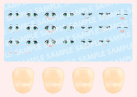 Sousai Shoujo Teien Vol. 4 Customized Face & Decal 1/10 Scale Set