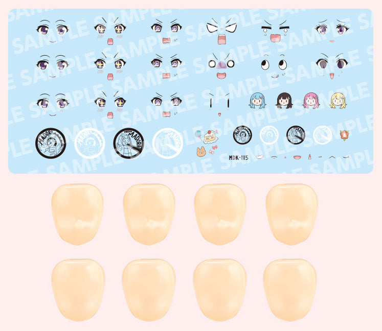 Sousai Shoujo Teien Vol. 5 Customized Face & Decal 1/10 Scale Set
