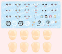 Sousai Shoujo Teien Vol. 5 Customized Face & Decal 1/10 Scale Set