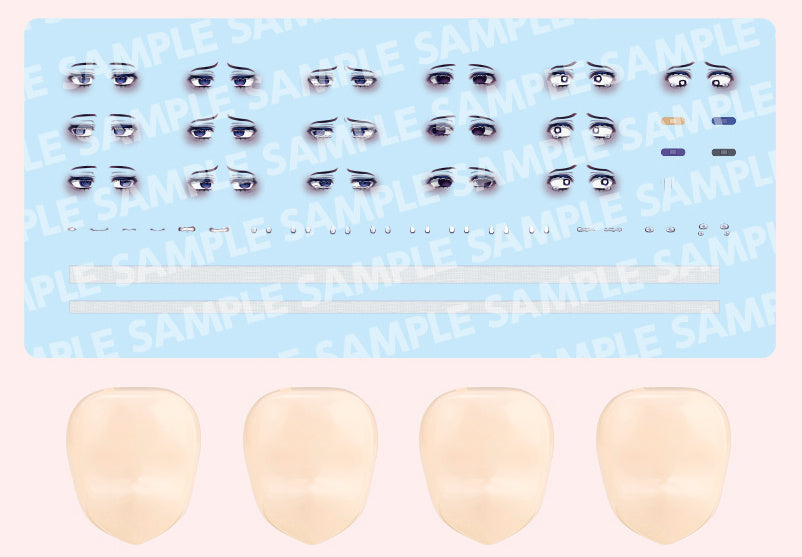 Sousai Shoujo Teien Vol. 6 Customized Face & Decal 1/10 Scale Set
