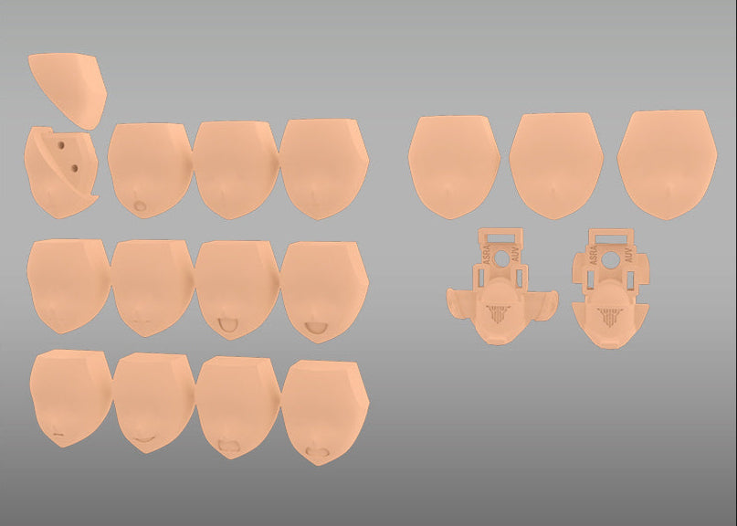 Megami Device M.S.G. 06 AUV Skin Color D Face Set