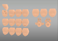 Megami Device M.S.G. 06 AUV Skin Color D Face Set