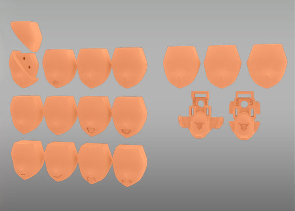 Megami Device M.S.G. 06 AUV Skin Color E Face Set – USA Gundam Store