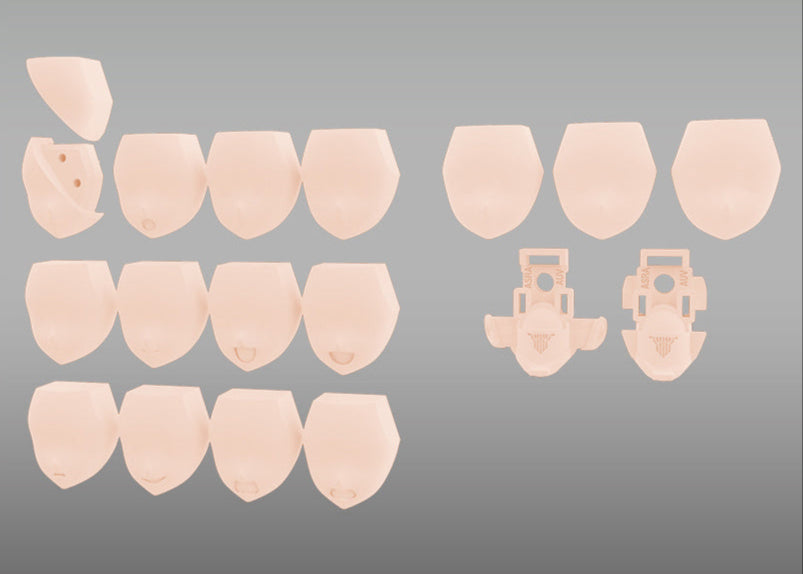 Megami Device M.S.G. 06 AUV Skin Color C Face Set