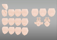 Megami Device M.S.G. 06 AUV Skin Color C Face Set