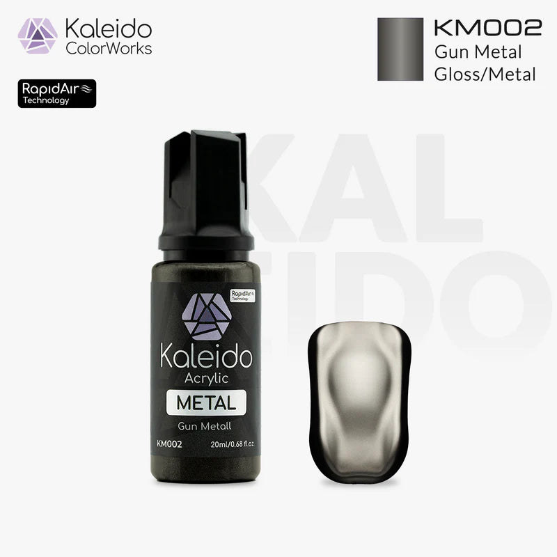 Kaleido ColorWorks KM002 Gun Metal Metal Colors 20ml