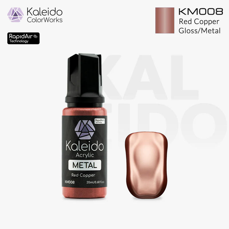 Kaleido ColorWorks KM008 Red Copper Metal Colors 20ml