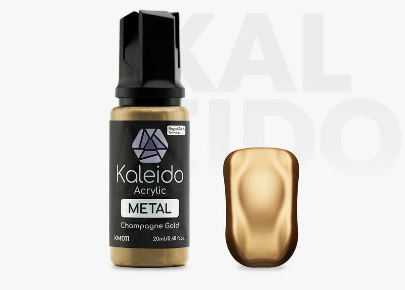 Kaleido ColorWorks KM011 Champagne Gold Metal Colors 20ml