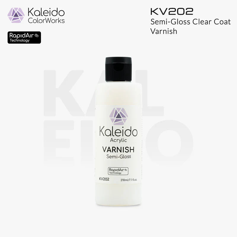 Kaleido ColorWorks KV202 Clear Coat (Semi-Gloss) Varnishes 210ml
