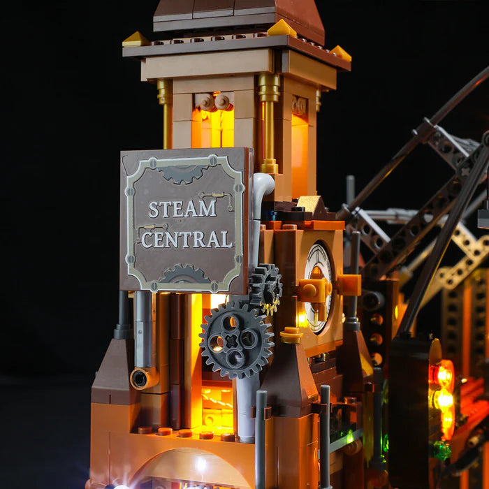 Funwhole F9007 Steampunk Train Station