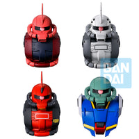 Mobile Suit Gundam Ichibansho Zakka Zaku Head Magnet (Universal Century Saga Interlude) Box of 4 Magnets