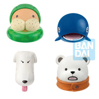 One Piece Ichibansho Zakka Head Magnets (Animals) Box of 6 Random Magnets