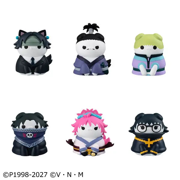 Hunter x Hunter Mega Cat Project Nyanter x Nyanter The Phantom Troupe Box of 8 Random Figures