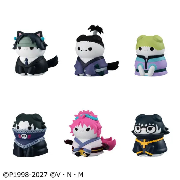 Hunter x Hunter Mega Cat Project Nyanter x Nyanter The Phantom Troupe Box of 8 Random Figures
