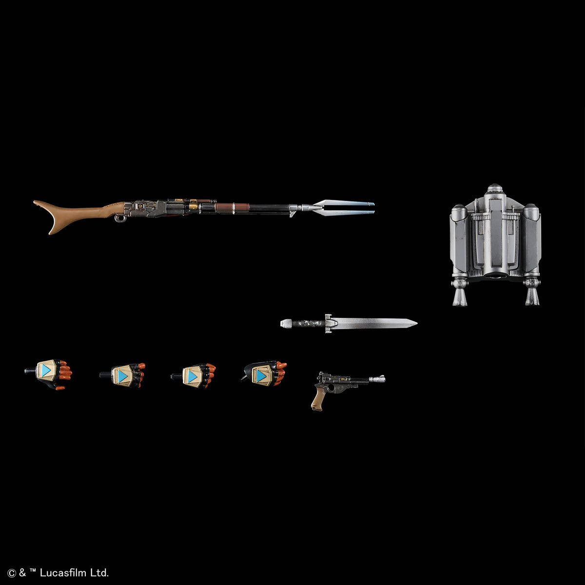Star Wars The Mandalorian and Grogu The Mandalorian and Grogu Model Kit Set