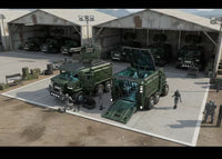 Sheik Mainland Mighty Rhino Armored Vehicle (Green) 1/60 Scale Model Kit