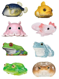 Tenori Friends Glossy Amphibians & Sea Creatures Box of 12 Random Figures